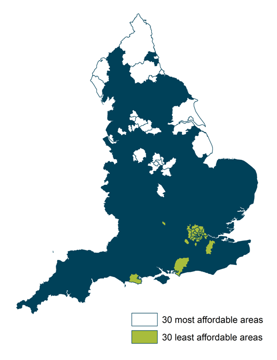 Renting statistics map