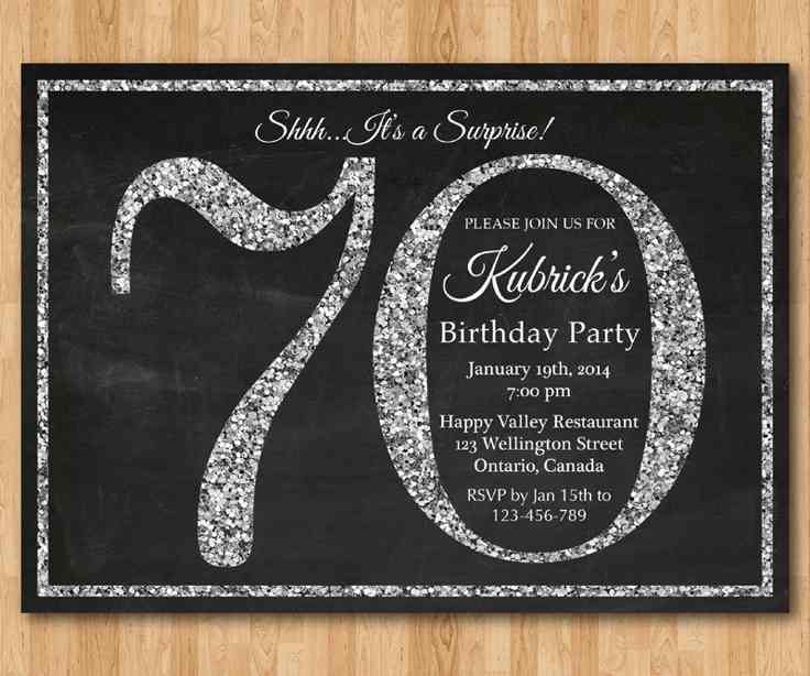 Birthday party invitation