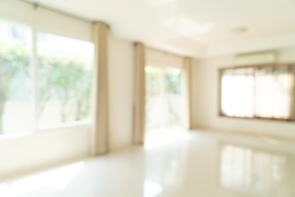 empty room in a house for background