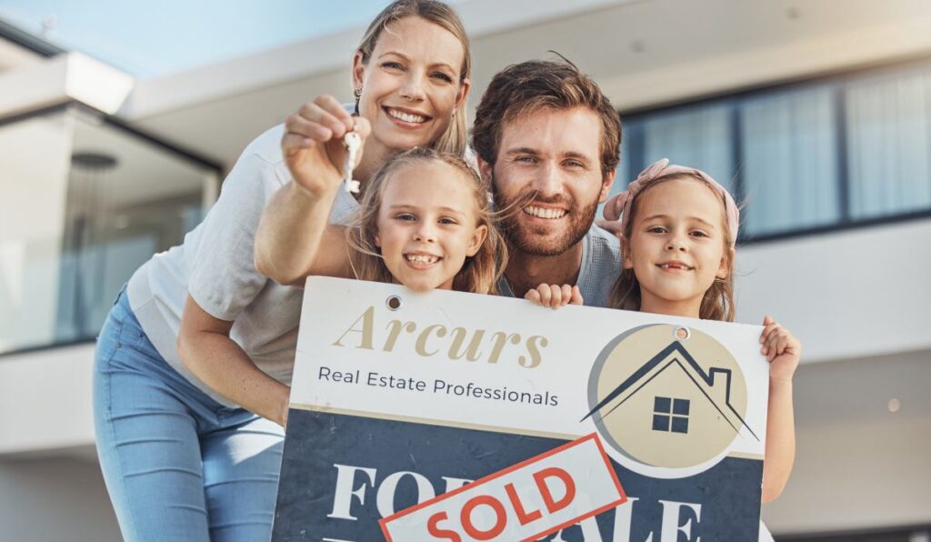 Celebrating the Purchase of a New Family Home