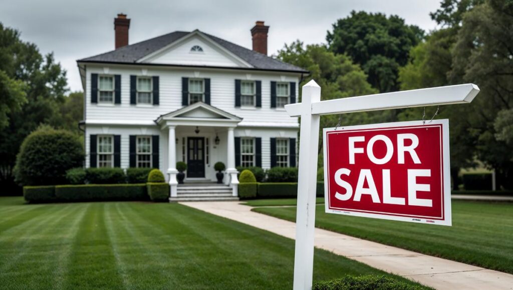 Classic Home for Sale with Beautifully Manicured Lawn