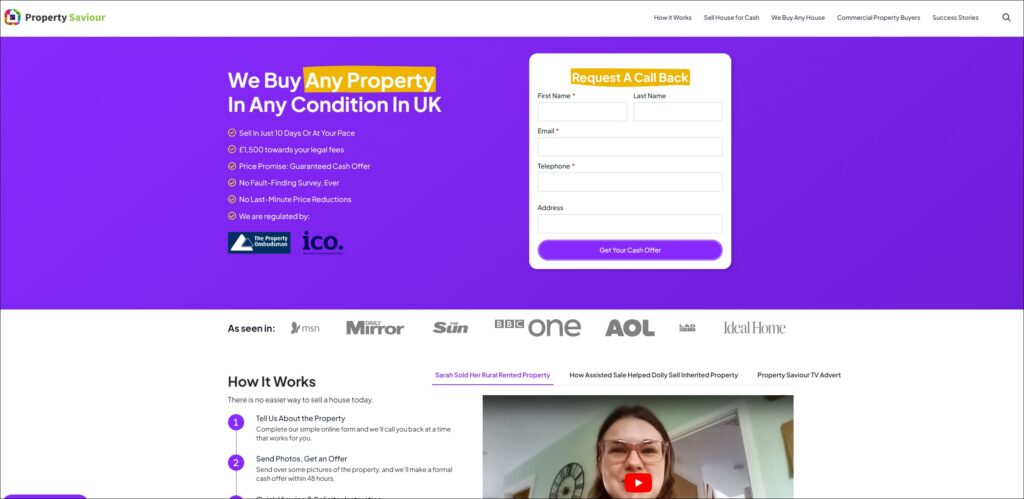 property saviour home page