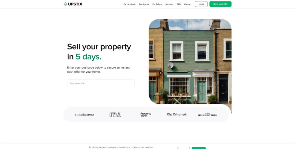 upstix home page